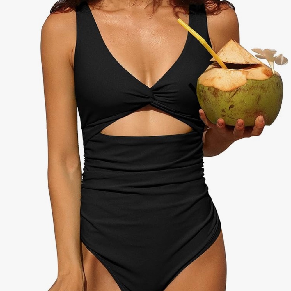 Charmo Black Cutout Swimsuit - NEW never worn